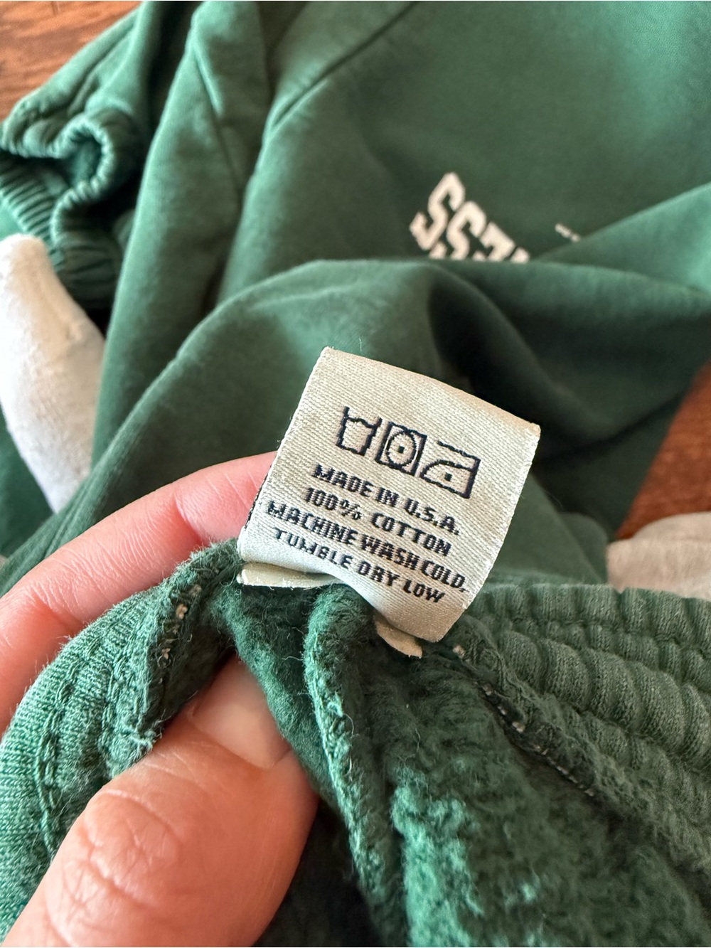 Sporty & Rich Wellness Green Crewneck Sweatshirt & Joggers Set - Picture 6 of 6